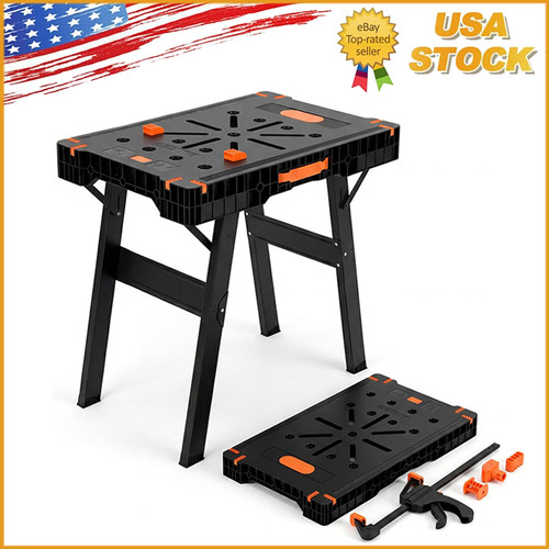 Folding work table - 2-in-1,