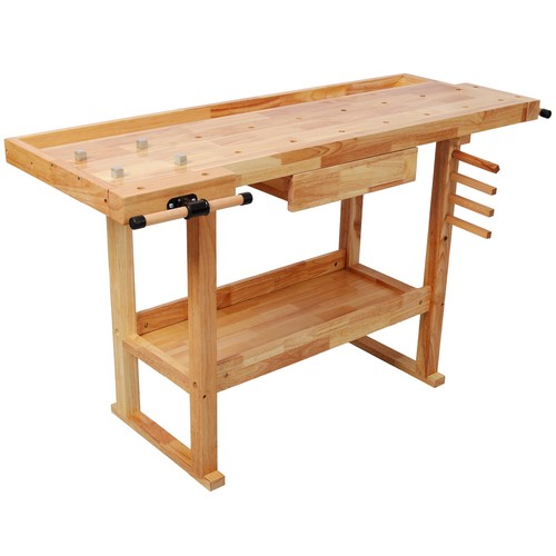 Wood workbench heavy duty - wood, workbench,