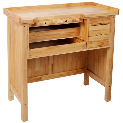 Sturdy solid wood workbench - solid,
