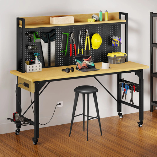 Adjustable workbench with - 60",