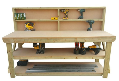 Wooden work bench heavy - work,
