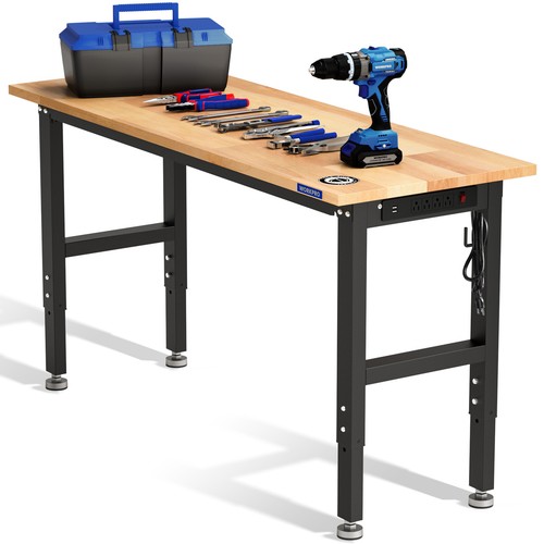 Adjustable garage workbench - adjustable,