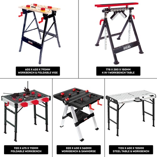 Excel foldable workbench - workbench, bench