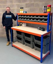 Workstation workbench storage
