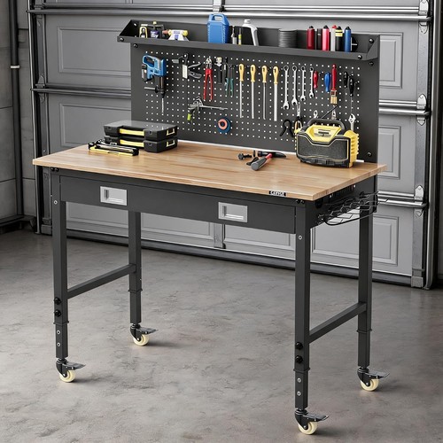 Adjustable workbench 48x24in - workbench,