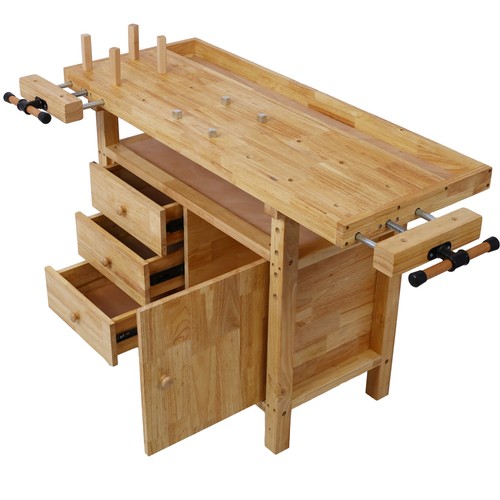 Wood workbench sturdy wooden - wood,