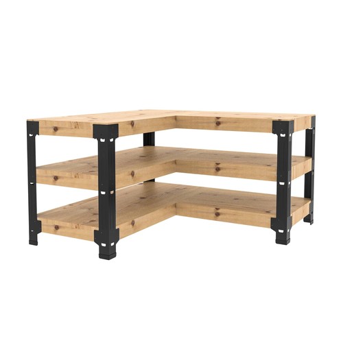 Steel workbench kit legs - kit, l
